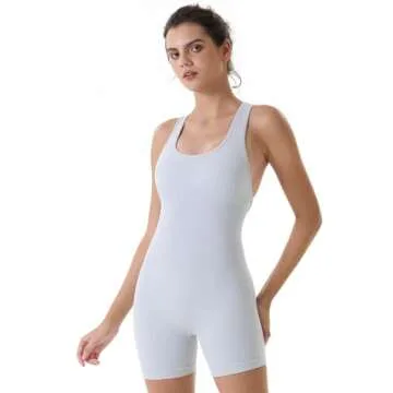 AUROLA Power Yoga Romper - Seamless Workout Jumpsuit