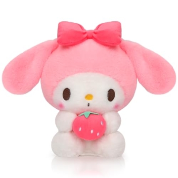 Cute Plush Toys 9 Inch Cartoon Stuffed Plush Doll with Strawberry Love Heart Anime Soft Plush Huggin...