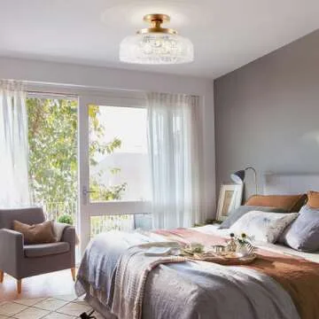 Stylish Lamomo Semi-Flush Ceiling Light for Home Decor