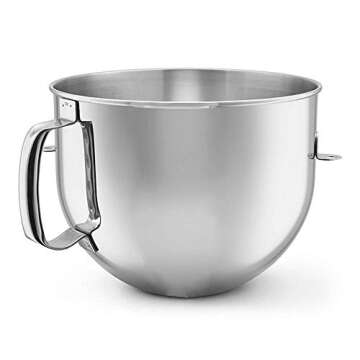 KitchenAid Professional Lift Mixer RKG25H0XMC, 5 Plus Bowl, Metallic Chrome, (Renewed)