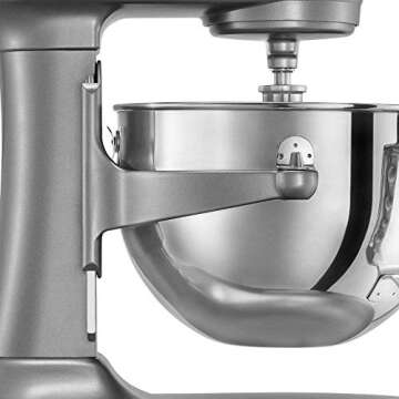 KitchenAid Professional Lift Mixer RKG25H0XMC, 5 Plus Bowl, Metallic Chrome, (Renewed)