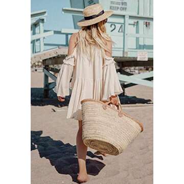 R.Vivimos Women's Casual Ruffles Dress for Spring