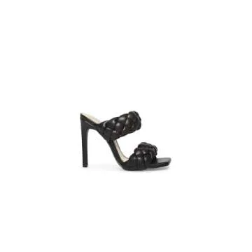 Steve Madden Women's Kenley Heeled Sandal, Black, 7