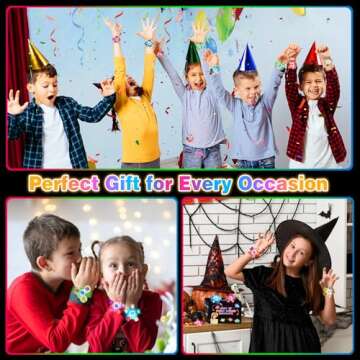 LED Light Up Fidget Spinner Bracelets for Kids