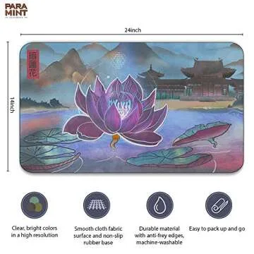 Paramint Dark Lotus MTG Playmat - Stunning Art for Epic Matches