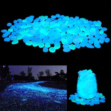 Glow in The Dark Garden Pebbles - 200 PCS