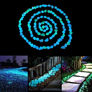 Glow in The Dark Garden Pebbles - 200 PCS