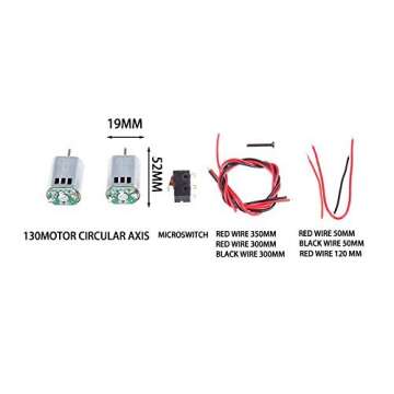 WORKER Mod Straight Flywheel Update Kits for Nerf STRYFE/Rapidstrike CS-18 Toy Color Red