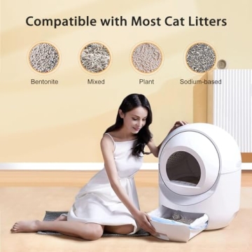 Automatic Self Cleaning Litter Box with App Control