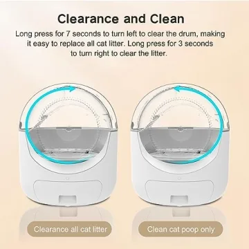 Automatic Self Cleaning Litter Box with App Control