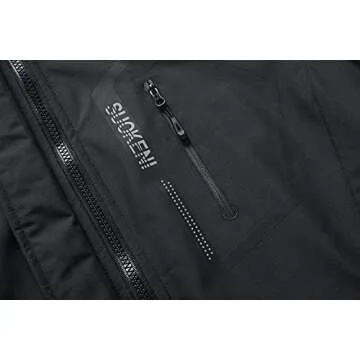 SUOKENI Women's Waterproof Winter Coat for Skiing and Snowboarding