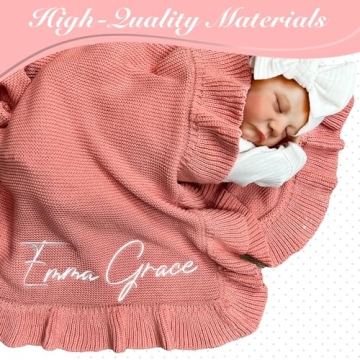 Personalized HuitzilAM Knit Baby Blanket – Soft Custom Gift