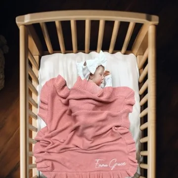 Personalized HuitzilAM Knit Baby Blanket – Soft Custom Gift