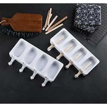 Mirenlife Large Popsicle Molds for Homemade Treats