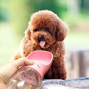 ANREONER Portable Dog Water Bottle - Eco-Friendly & Leak-Proof