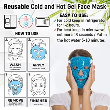 Face Ice Roller Gel Mask Set Ideal for Mother's Day Gift