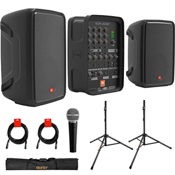 JBL EON208P Portable PA System Bundle - Complete Audio Solution