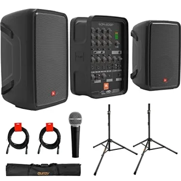 JBL EON208P Portable PA System Bundle - Complete Audio Solution