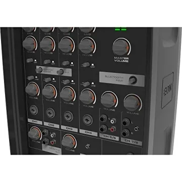 JBL EON208P Portable PA System Bundle with Stand Mic Cables