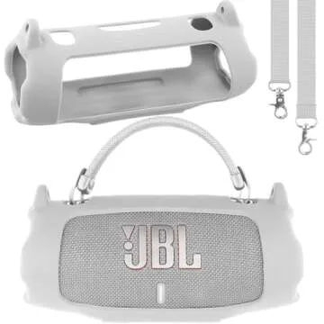 Khanka JBL Charge 6 Silicone Case with Shoulder Strap