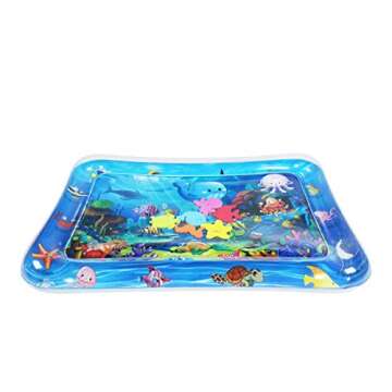 SUNSHINE-MALL Tummy Time Inflatable Play Mat for Babies