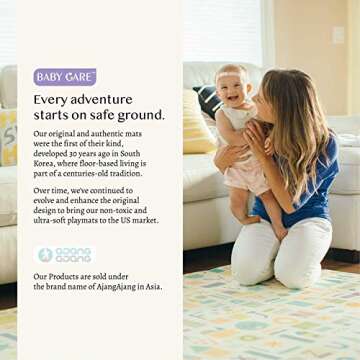 Large Reversible Baby Care Play Mat - Safe and Fun