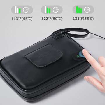 Leather Portable Wipe Warmer - Lupantte USB Charger
