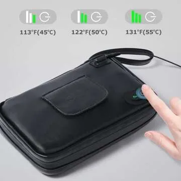 Leather Portable Wipe Warmer - Lupantte USB Charger