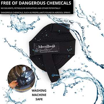 Marcia Baraldi Quilting Grip Gloves for Free-Motion Quilting or Sewing - Adjustable sizes- Small-Medium-Large