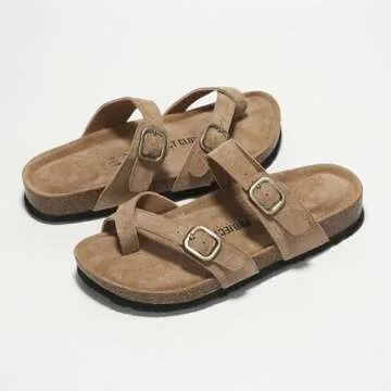 Project Cloud Leather Sandals - Stylish Comfort for Women