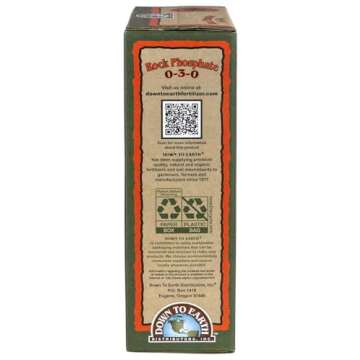 Down To Earth All Natural Fertilizers Organic Rock Phosphate Mix 0-3-0, 5 lb