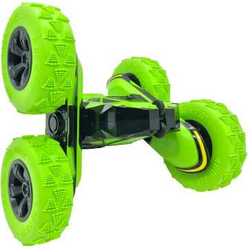 Threeking RC Stunt Cars - 360° Flips, Remote Control