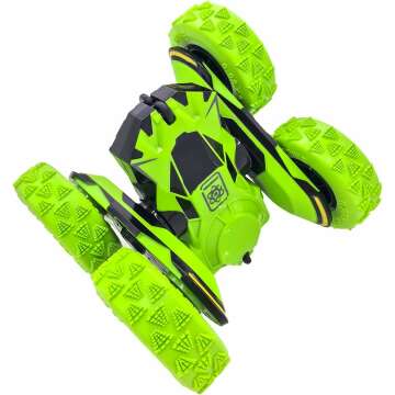 Threeking RC Stunt Cars - 360° Flips, Remote Control