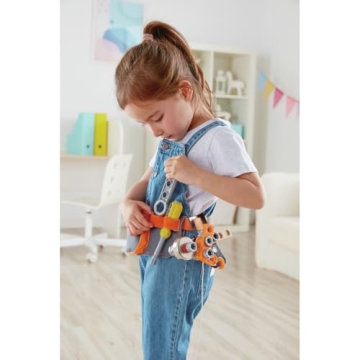 Hape Junior Inventor Tool Belt for Creative Kids Aged 4+
