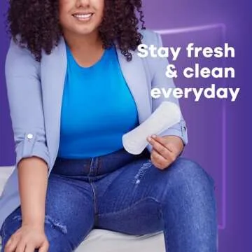 Always Anti-Bunch Xtra Protection Daily Liners Long Unscented, Anti Bunch Helps You Feel Comfortable, 108 Count (Packaging May Vary)