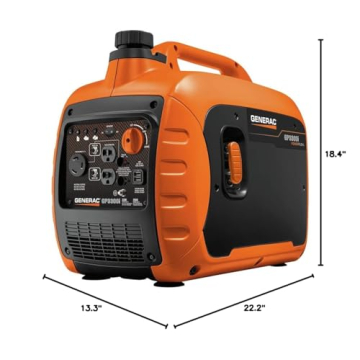 Generac GP3300i Portable Inverter Generator Quiet Efficient