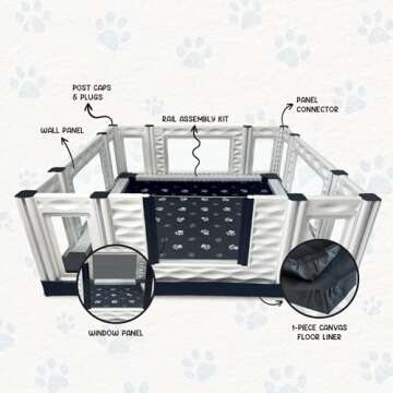 EZwhelp EZclassic 48" Whelping Box for Large Dogs