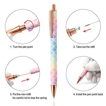 2 Pcs Glitter Vinyl Weeding Tool Weeding Pen, Fine Point Pin Pen Weeding Tool for Vinyl, Air Release Pen for Easy Craft Vinyl Projects