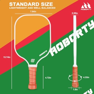 AOBORTY Pickleball Paddles Set - Lightweight & Durable