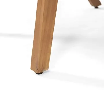 Stylish Acacia Wood Outdoor Club Chairs Set of 2