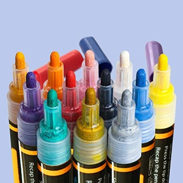 Vibrant Water-Based Acrylic Paint Marker Pens for Crafts