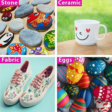 Vibrant Water-Based Acrylic Paint Marker Pens for Crafts