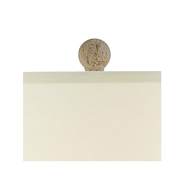 John Timberland Austin Country Cottage Southwest Style Jug-Shaped Table Lamp 28" Tall Sand Tone Desert Ridged Cream Linen Drum Shade for Living Room Bedroom House Bedside Nightstand Home Office