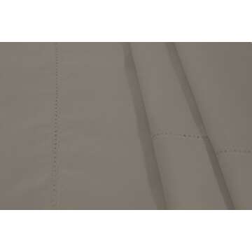 LINENWALAS 100% Cotton Sheets 4pc Sheets Set 400 Thread Count Fits Mattress Upto 16 inches Deep Pocket Solid Sateen Weave Hotel Class Luxurious Soft Comfort Bedding Collection (Full, Gray)