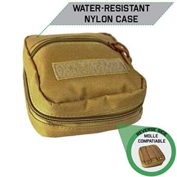 Clenzoil Field & Range Tactical Gun Cleaning Kit | Tan | All-in-One Rifle & Pistol Cleaning Kit | Includes Field & Range CLP, Bore Brushes, Patches, Rod, Cable, Handle, Brush, Tools & More!