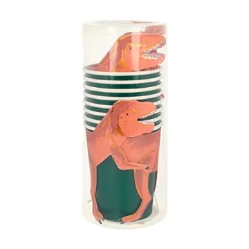 Meri Meri T-Rex Party Cups for Fun Celebrations
