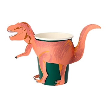 Meri Meri T-Rex Party Cups for Fun Celebrations