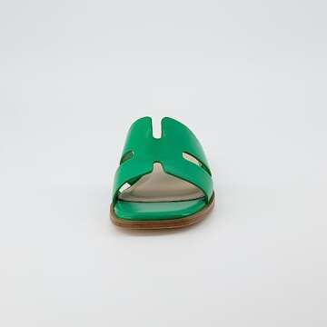 Trendy CUSHIONAIRE Cutout Strap Slide for Women 2025