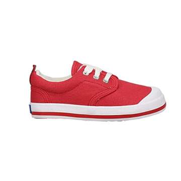 Keds Boys Graham Sneaker Red - All-Day Comfort For Kids 9.5 US