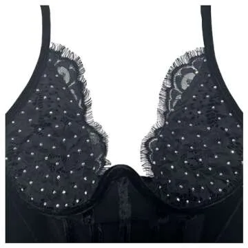 Jigfar Women's Sexy Elegant Rhinestone Mesh See Through Sleeveless Split Bodycon Maxi Dress(F6801,Black,S)